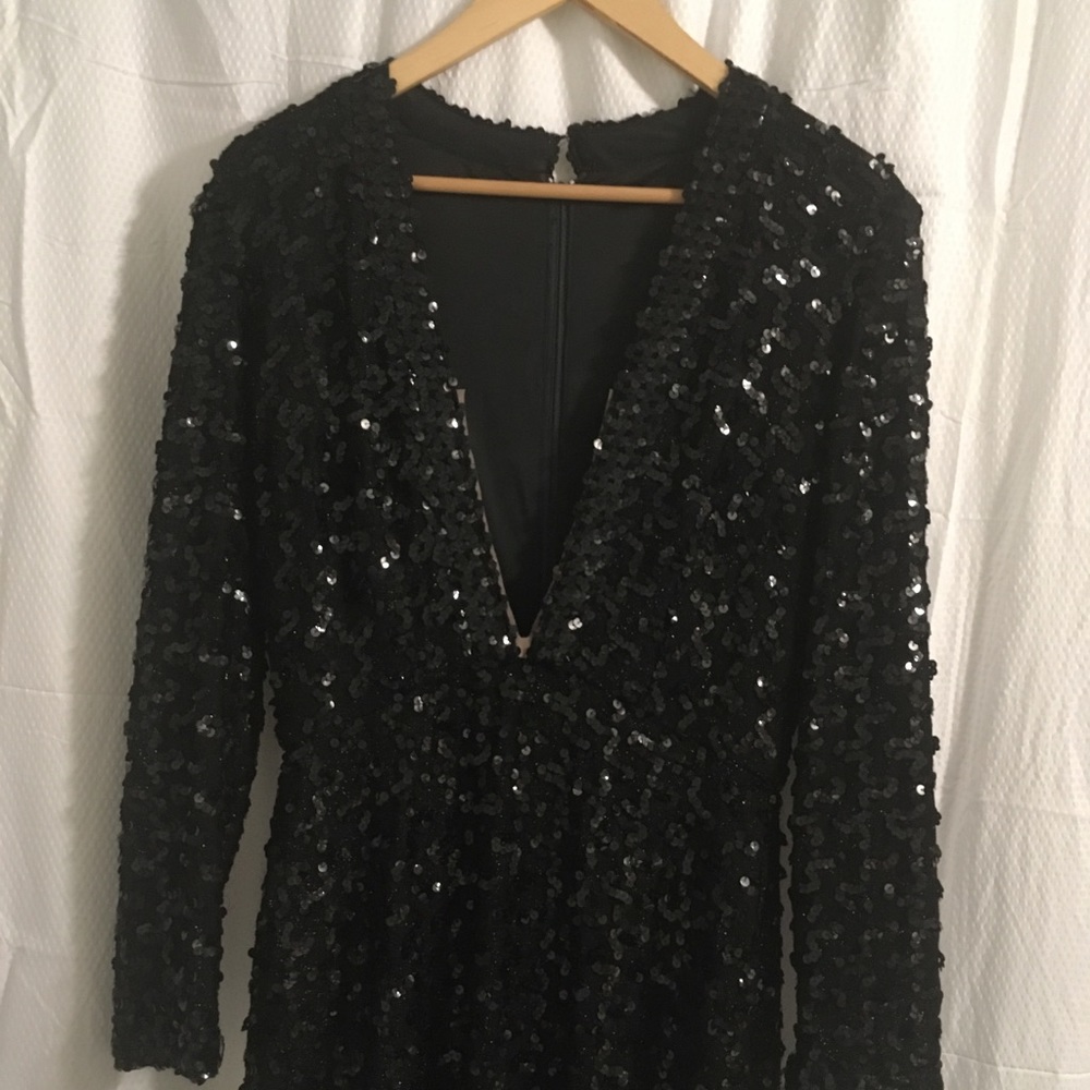 Vintage Lilli Diamond floor length sequined gown